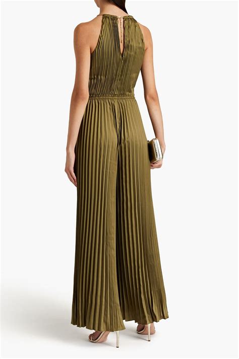 michael kors jumpsuit for girls|Michael Kors pleated jumpsuit.